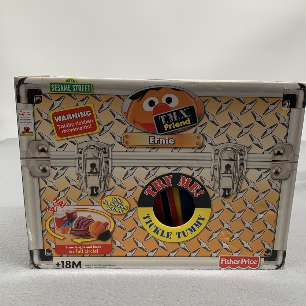FISHER PRICE TMX TICKLE ME‎ ERNIE EXTREME 2007 NEW Never Played With RARE FIND